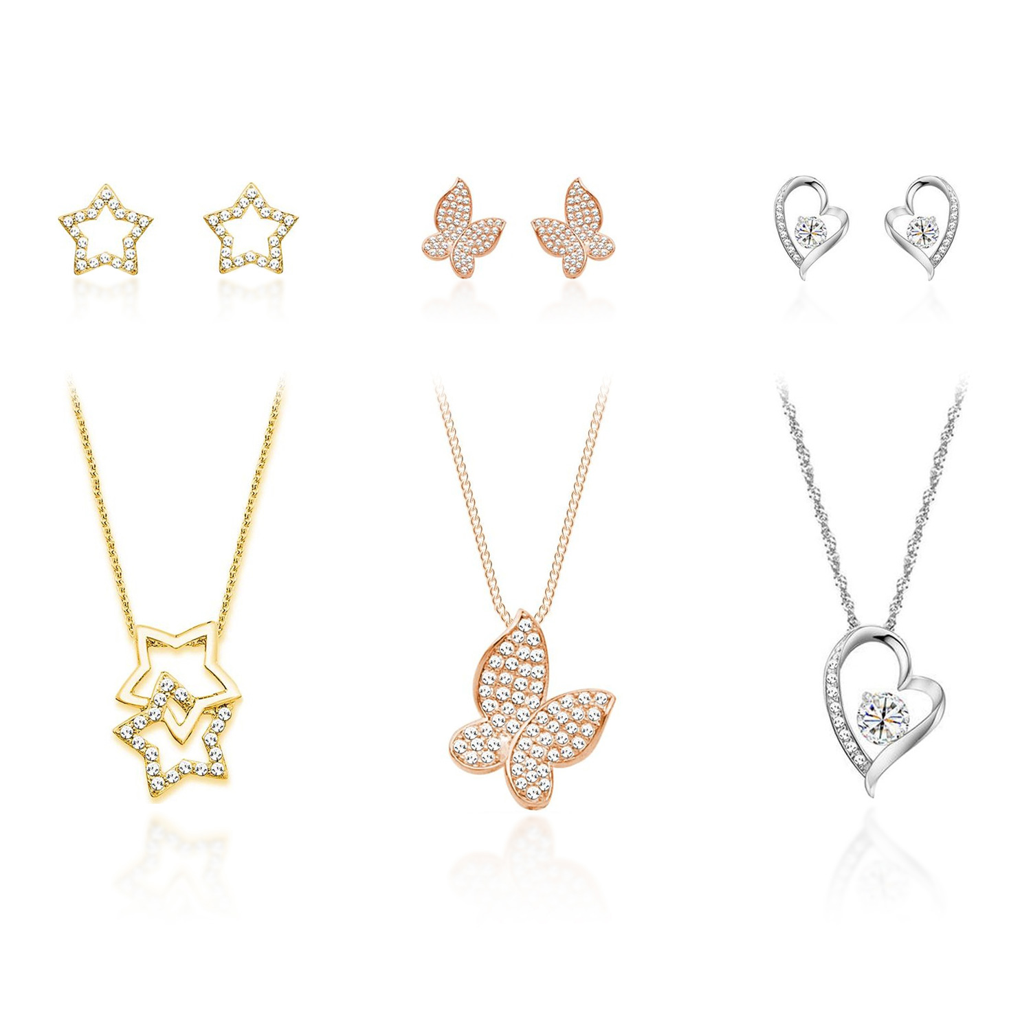 Pierre Cardin Jewellery Set PXX0223 Ohrringe Kette